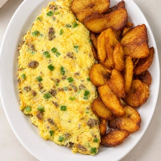 Steak & Cheese Onion, Pepper, Provolone Omelet